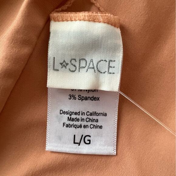 New L*Space Veronica Women’s Chestnut Ribbed Foldover Bikini Bottom Classic Sz L - Picture 5 of 9